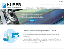 Tablet Screenshot of huber-graphics.com